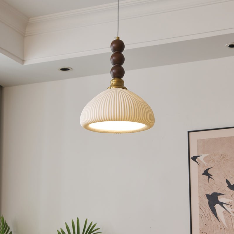 Traditional Wooden Drop Pendant Lighting