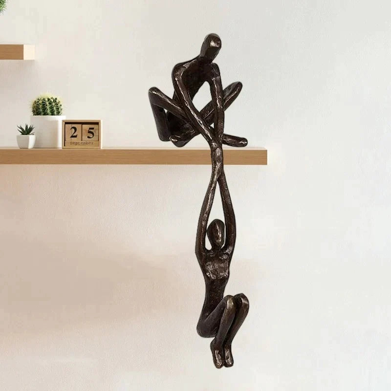 Romantic Couple Figurine Home Decor Sculpture - Lusomart