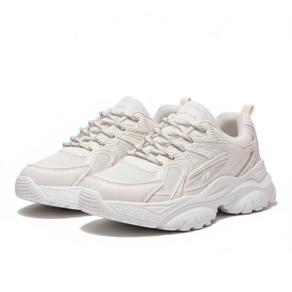 Airy Step | Breathable Casual White Women's Sneakers - Lusomart