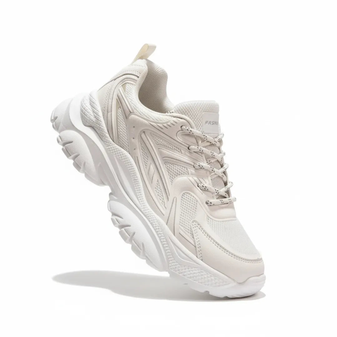 ElysianStep | Comfortable Lightweight White Sneakers for Women 4