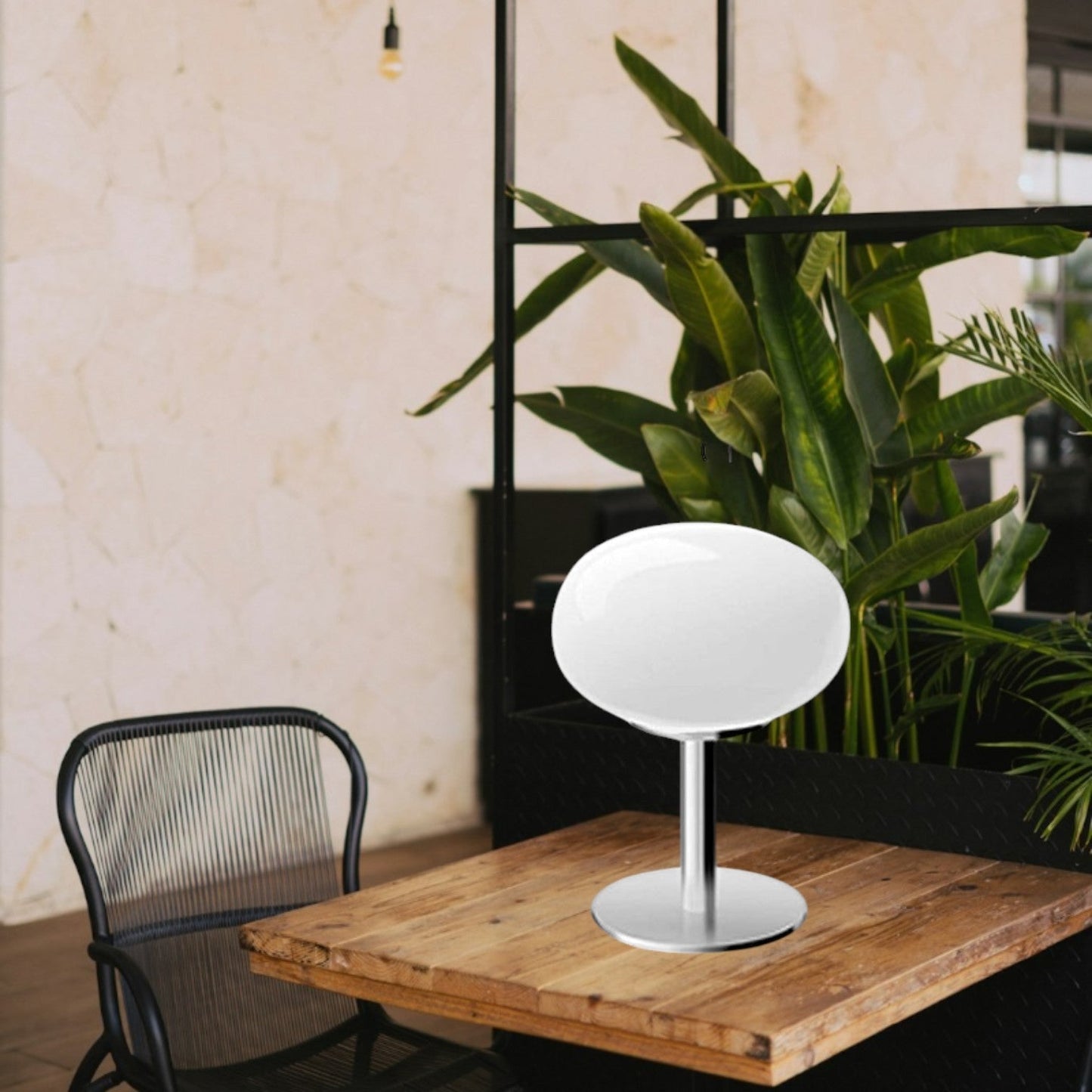 Vintage Chic Glass Desk Lamp