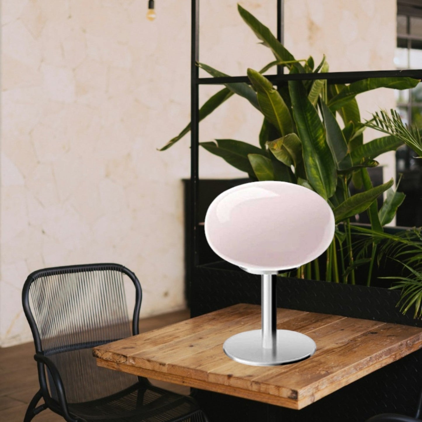 Vintage Chic Glass Desk Lamp