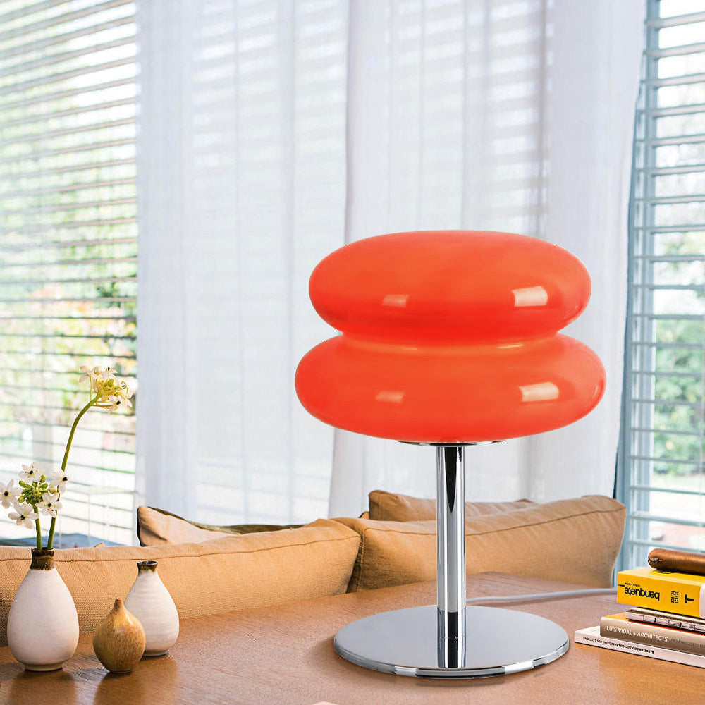 Vintage Chic Glass Desk Lamp - Lusomart