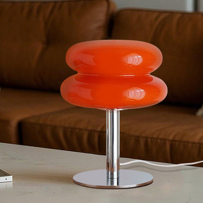 Vintage Chic Glass Desk Lamp