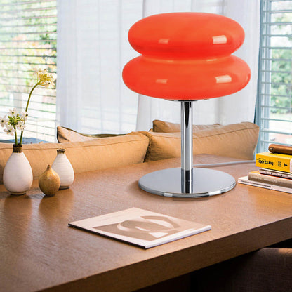 Vintage Chic Glass Desk Lamp