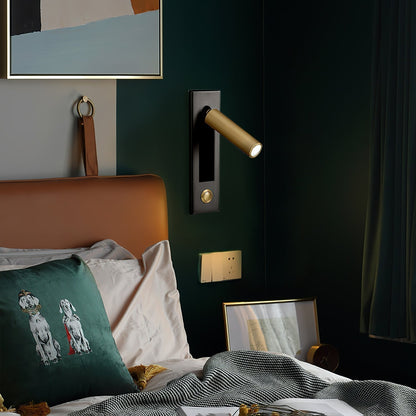 Soft Glow Bedside Wall Lamp with Reading Light