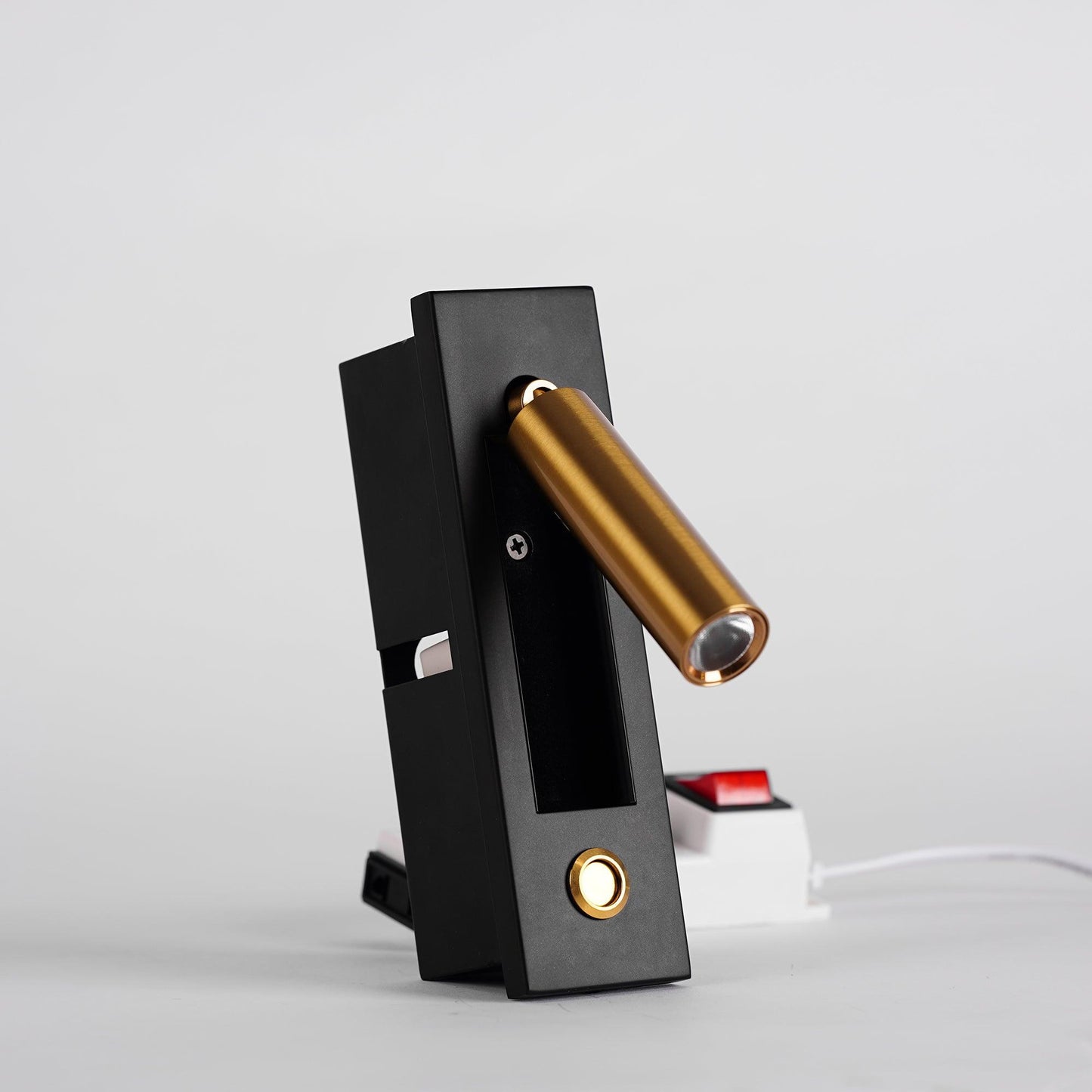 Soft Glow Bedside Wall Lamp with Reading Light