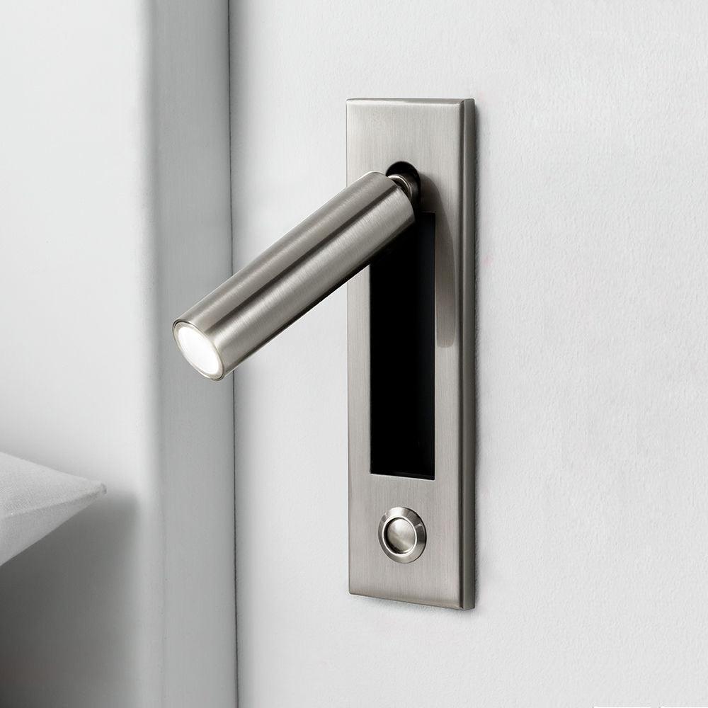 Soft Glow Bedside Wall Lamp with Reading Light