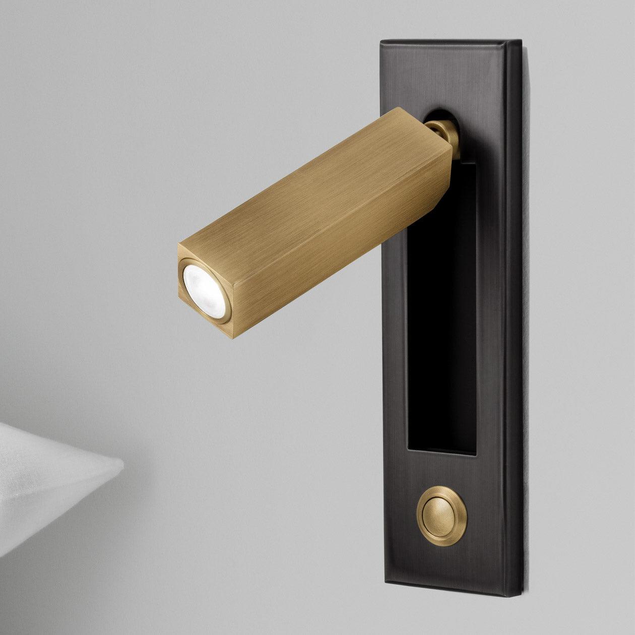 Soft Glow Bedside Wall Lamp with Reading Light