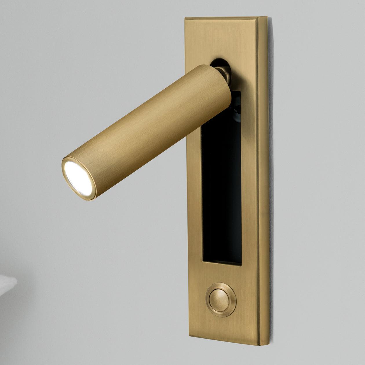 Soft Glow Bedside Wall Lamp with Reading Light