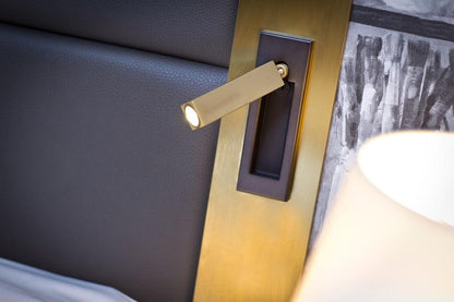 Soft Glow Bedside Wall Lamp with Reading Light