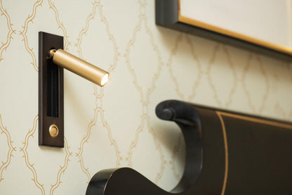 Soft Glow Bedside Wall Lamp with Reading Light