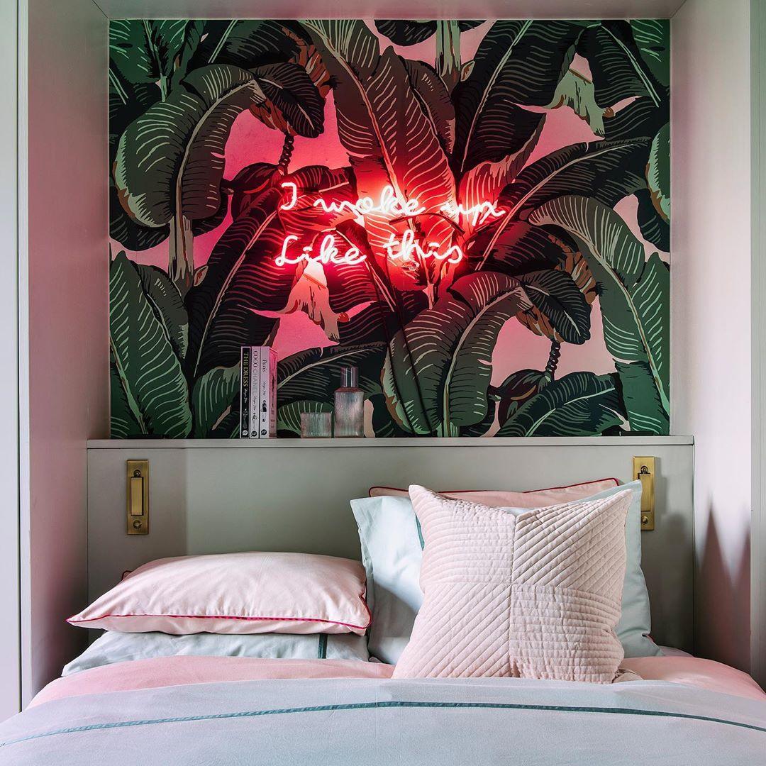 Soft Glow Bedside Wall Lamp with Reading Light