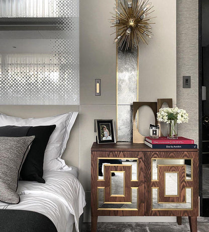 Soft Glow Bedside Wall Lamp with Reading Light