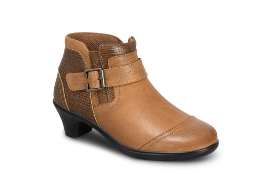 Comfortable Women's Leather Hiking Boots with Arch Support - Lusomart