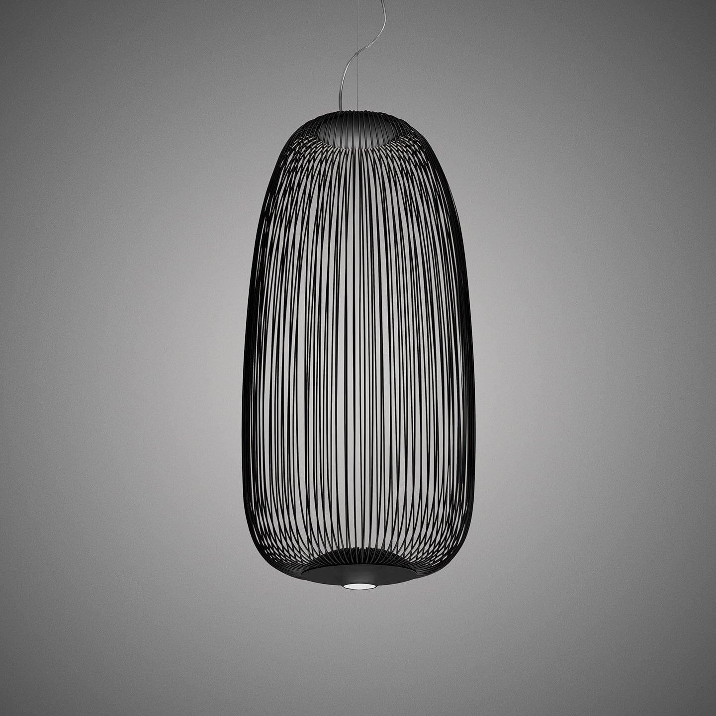 Sleek Metal Pendant Light with Open Frame Style - Lusomart
