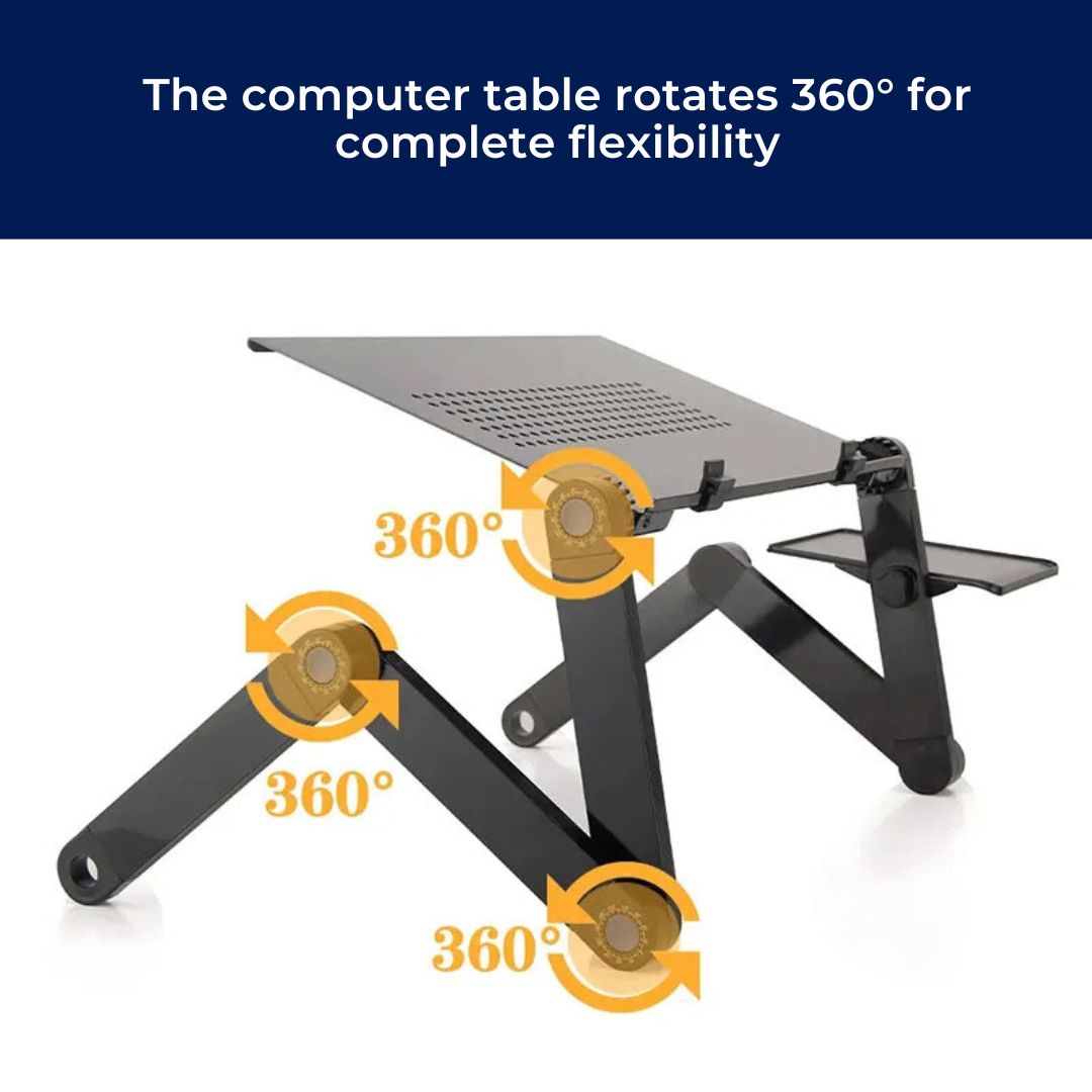 Portable Laptop Riser With Cooling Fan For Home Use