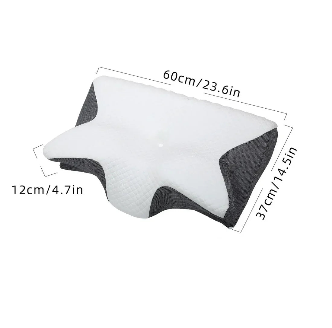 ErgoPillow | Comfortable Dual-Height Memory Foam Neck Support 7