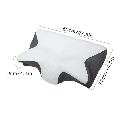 ErgoPillow | Comfortable Dual-Height Memory Foam Neck Support 7