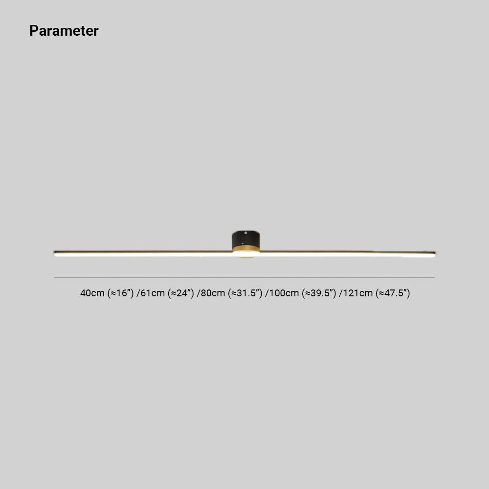 Slim Modern Ceiling Mount Light Fixture