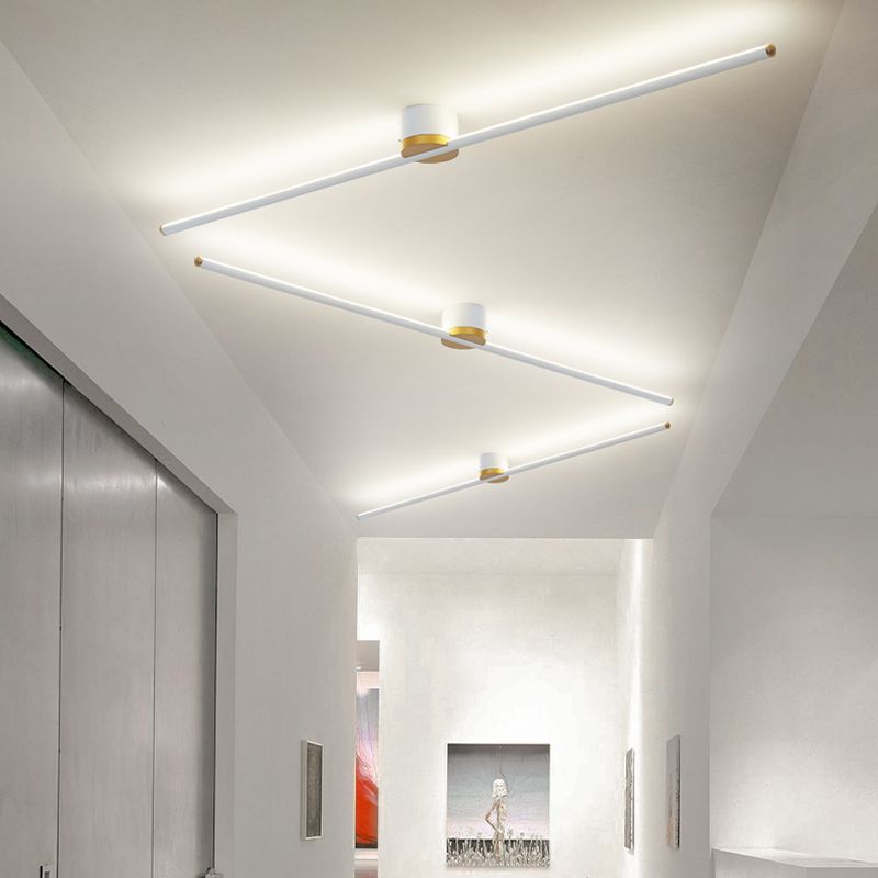 Slim Modern Ceiling Mount Light Fixture