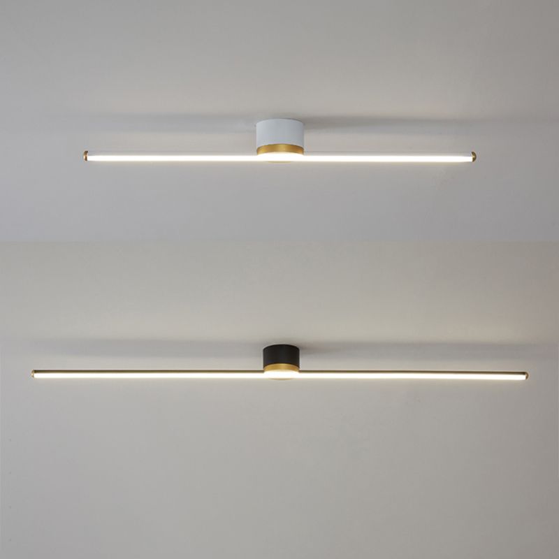 Slim Modern Ceiling Mount Light Fixture