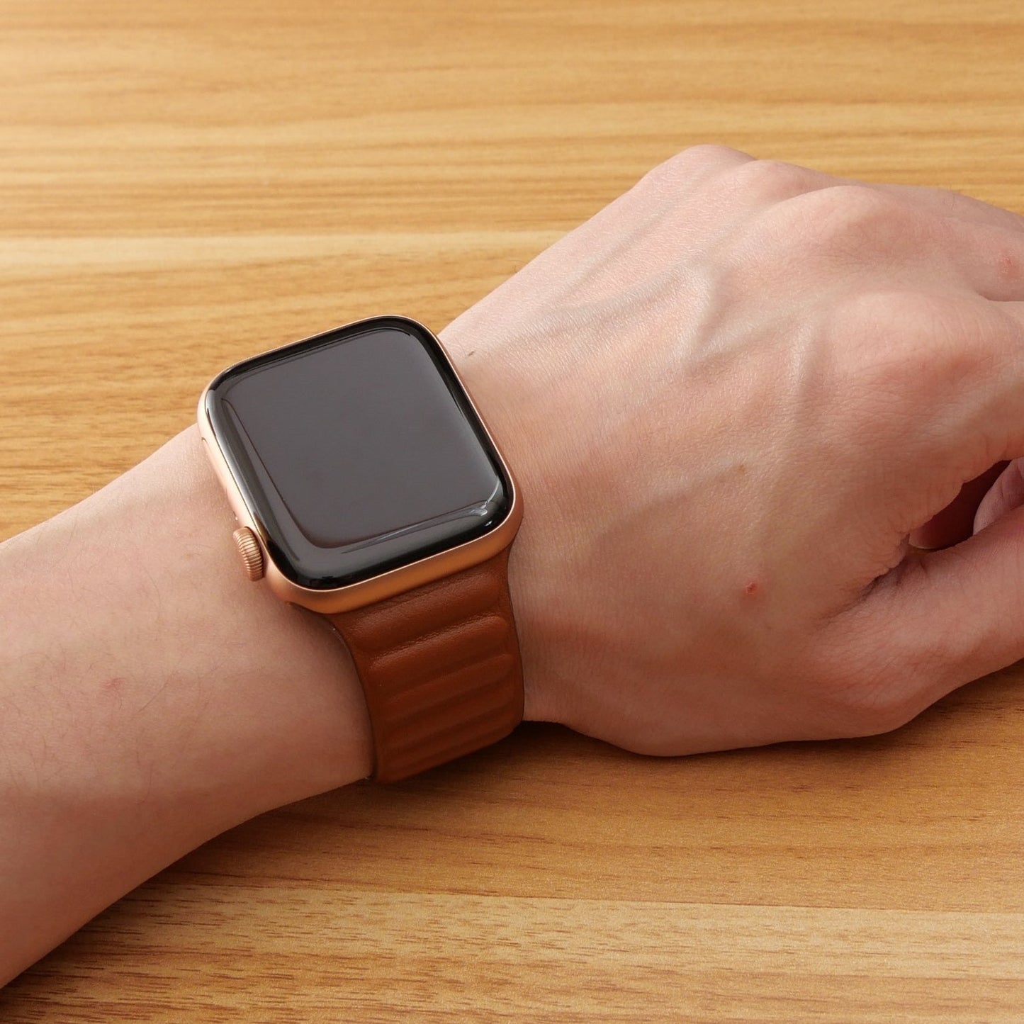 Strong Magnetic Genuine Leather Watch Strap