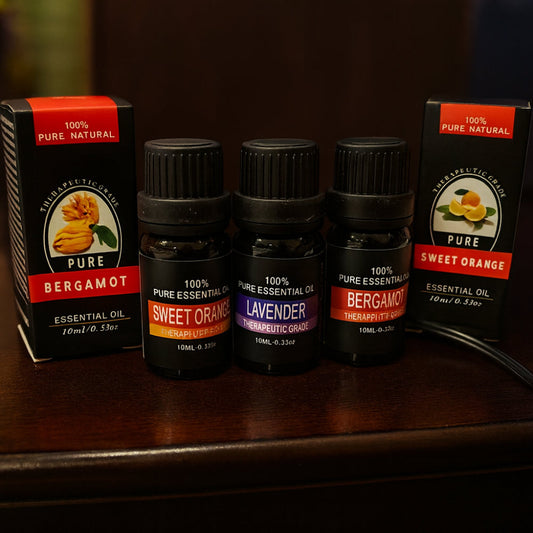 Natural Pure Essential Oil 10ml Glass Bottle - Lusomart