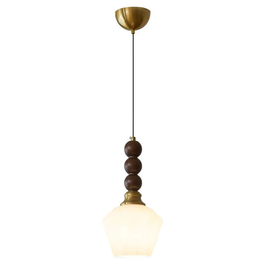 Rustic Wooden Hanging Lamp - Lusomart