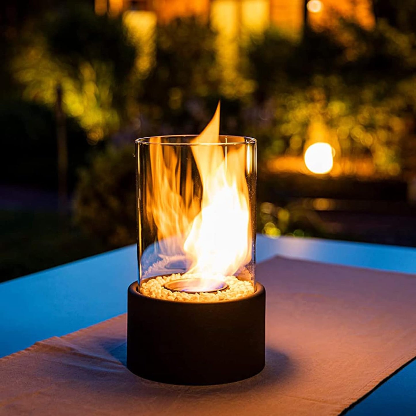 Traditional Glass Oil Burning Lamp