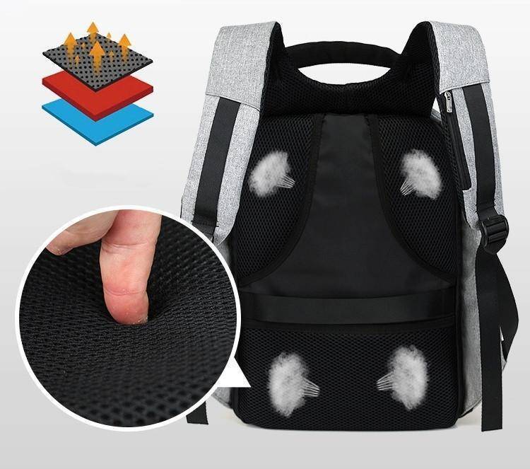 Evolux | Stylish Anti-Theft Tech Laptop Backpack with USB Charging Port 1