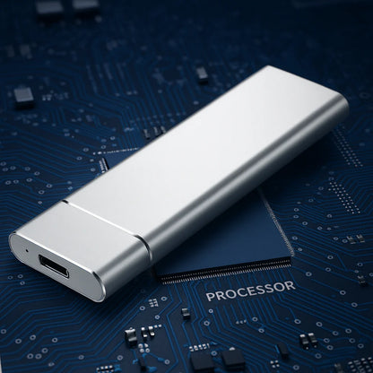Compact USB Aluminum External Hard Drive Storage