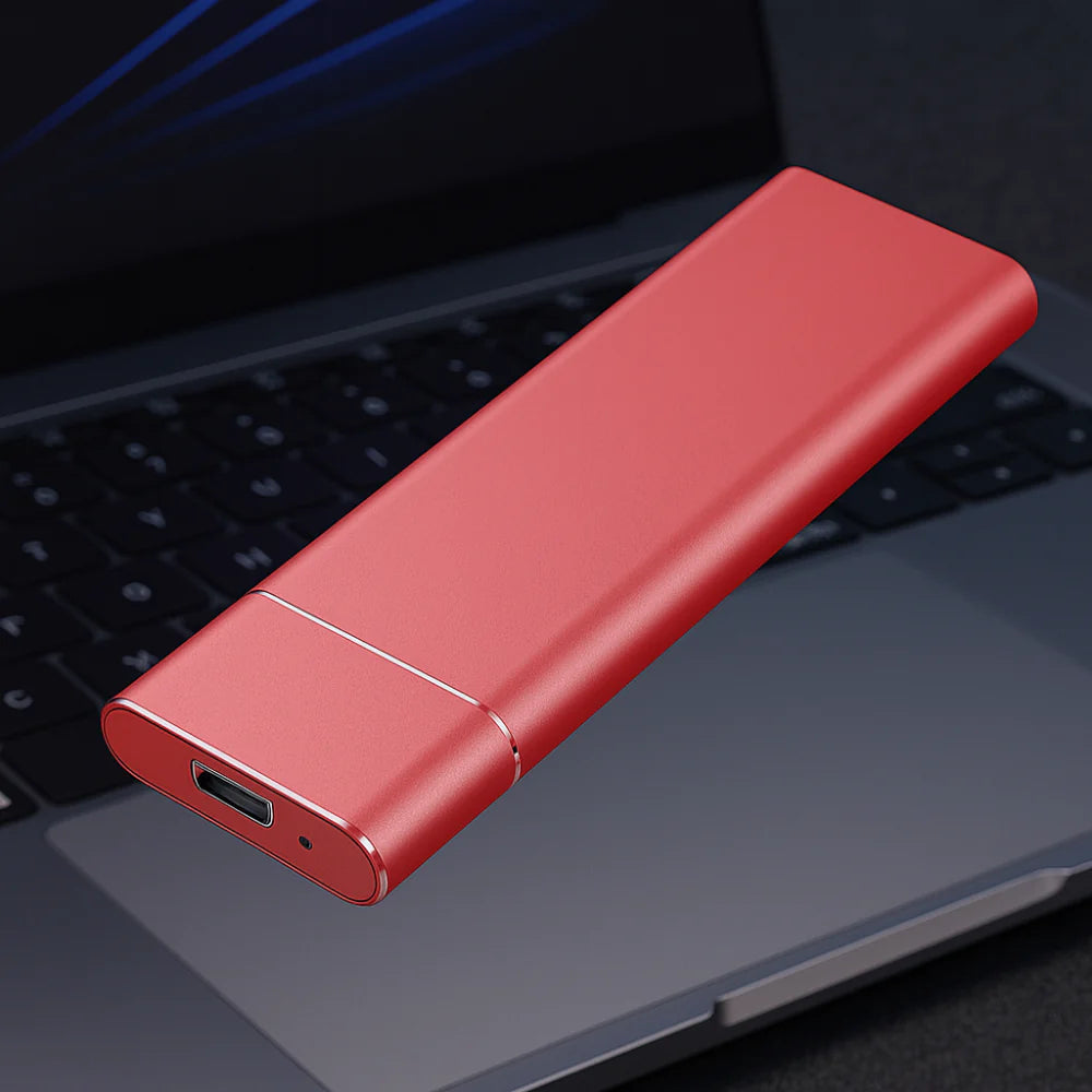 Compact Metal External Hard Drive Storage