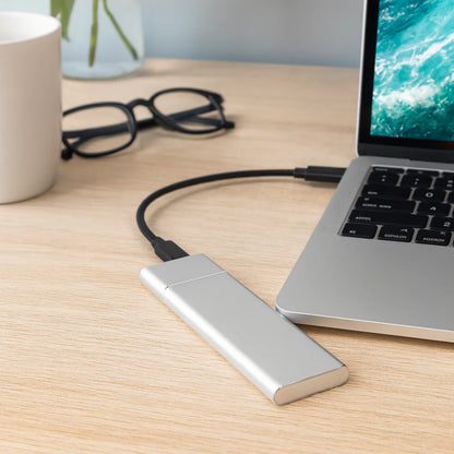Compact USB Aluminum External Hard Drive Storage