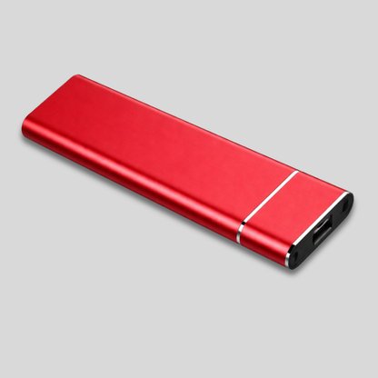 Compact Metal External Hard Drive Storage