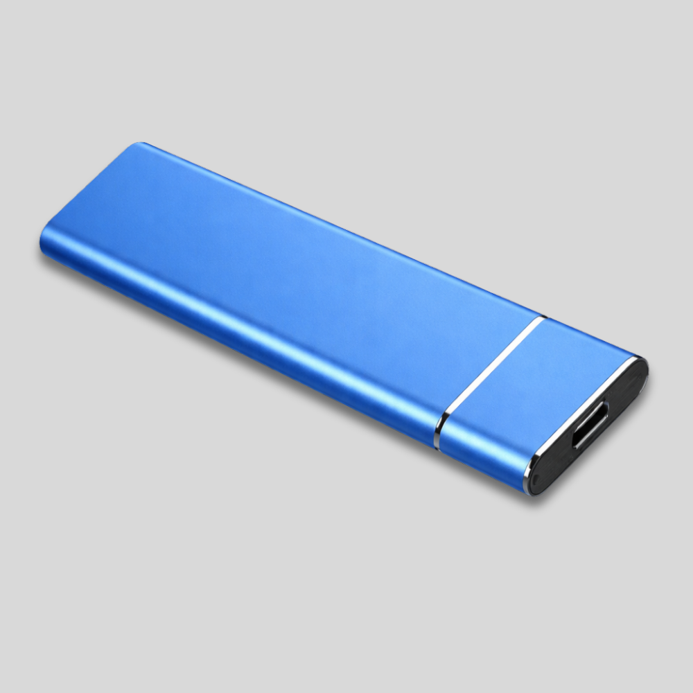 Compact Metal External Hard Drive Storage