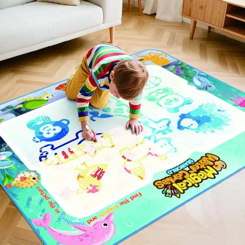 Large Kids Water Drawing Mat Non-Toxic Play Toy - Lusomart
