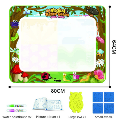 Extra Large Water Doodle Mat Educational Toy Non-Toxic Polyester for Kids 5