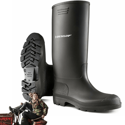 Extra Wide Calf Boot - Mens Womens High Calf Rain Muck Boot Shoes 1