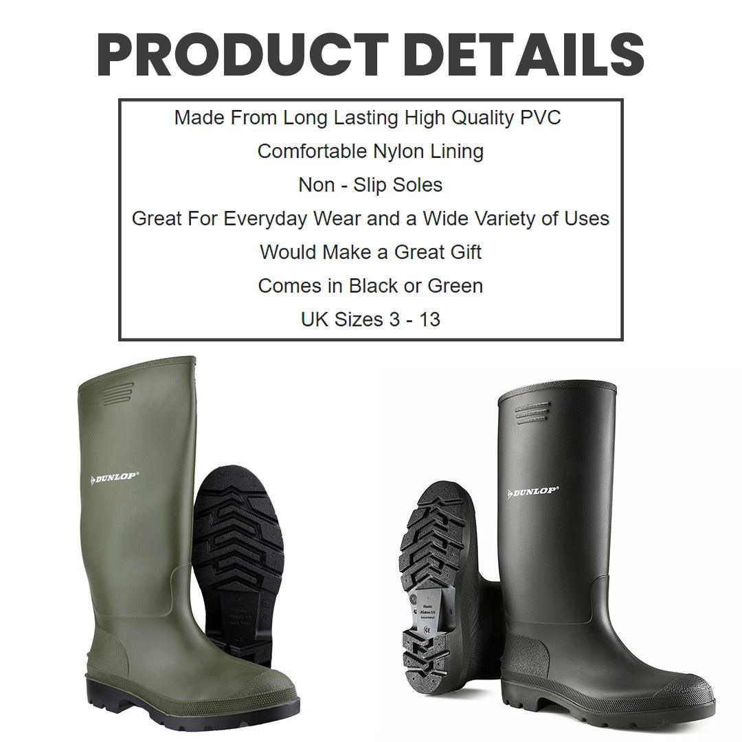 Extra Wide Calf Boot - Mens Womens High Calf Rain Muck Boot Shoes 3