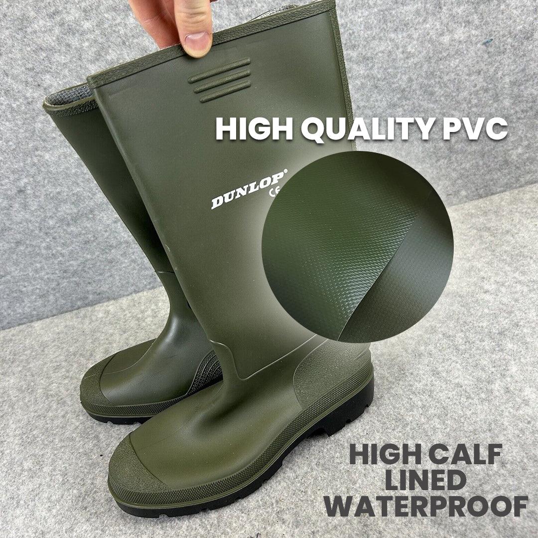 Extra Wide Calf Boot - Mens Womens High Calf Rain Muck Boot Shoes 5