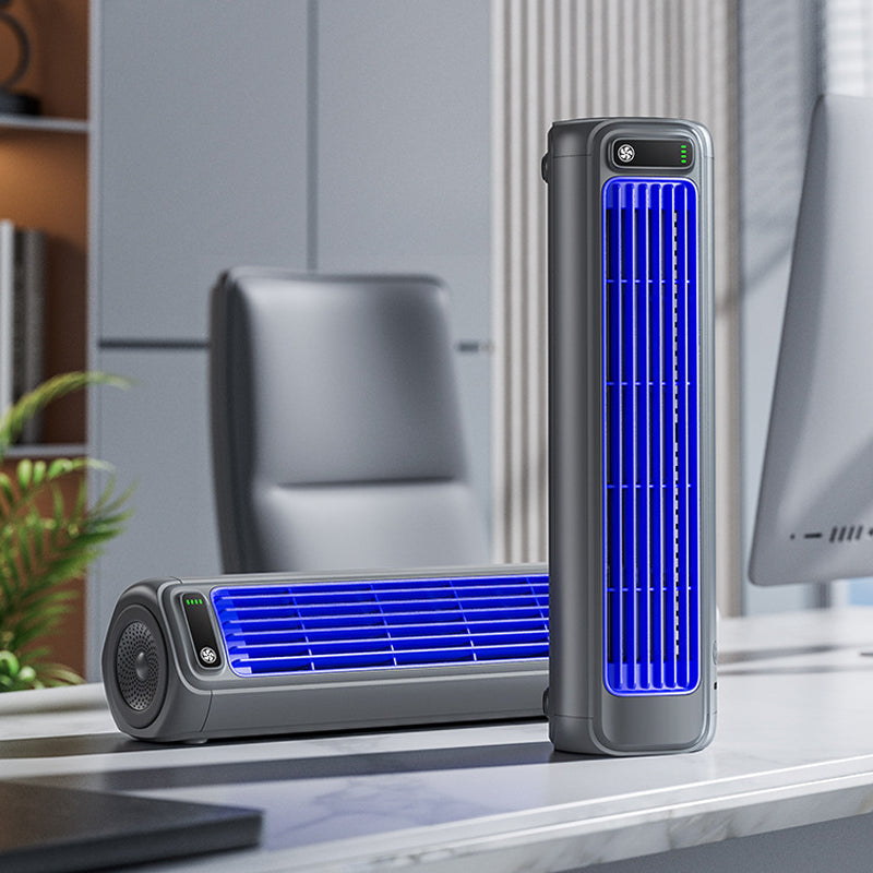 Compact Rechargeable Air Conditioner With Quick Cooling
