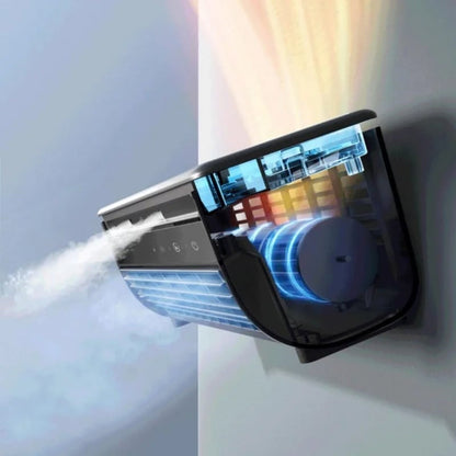 Compact Rechargeable Air Conditioner With Quick Cooling