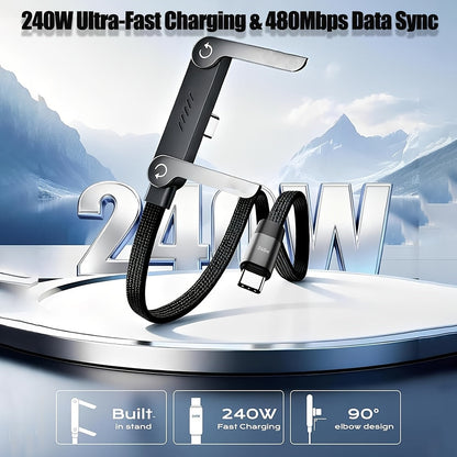 Compact Phone Fast Charger 240W Desktop Charging Dock