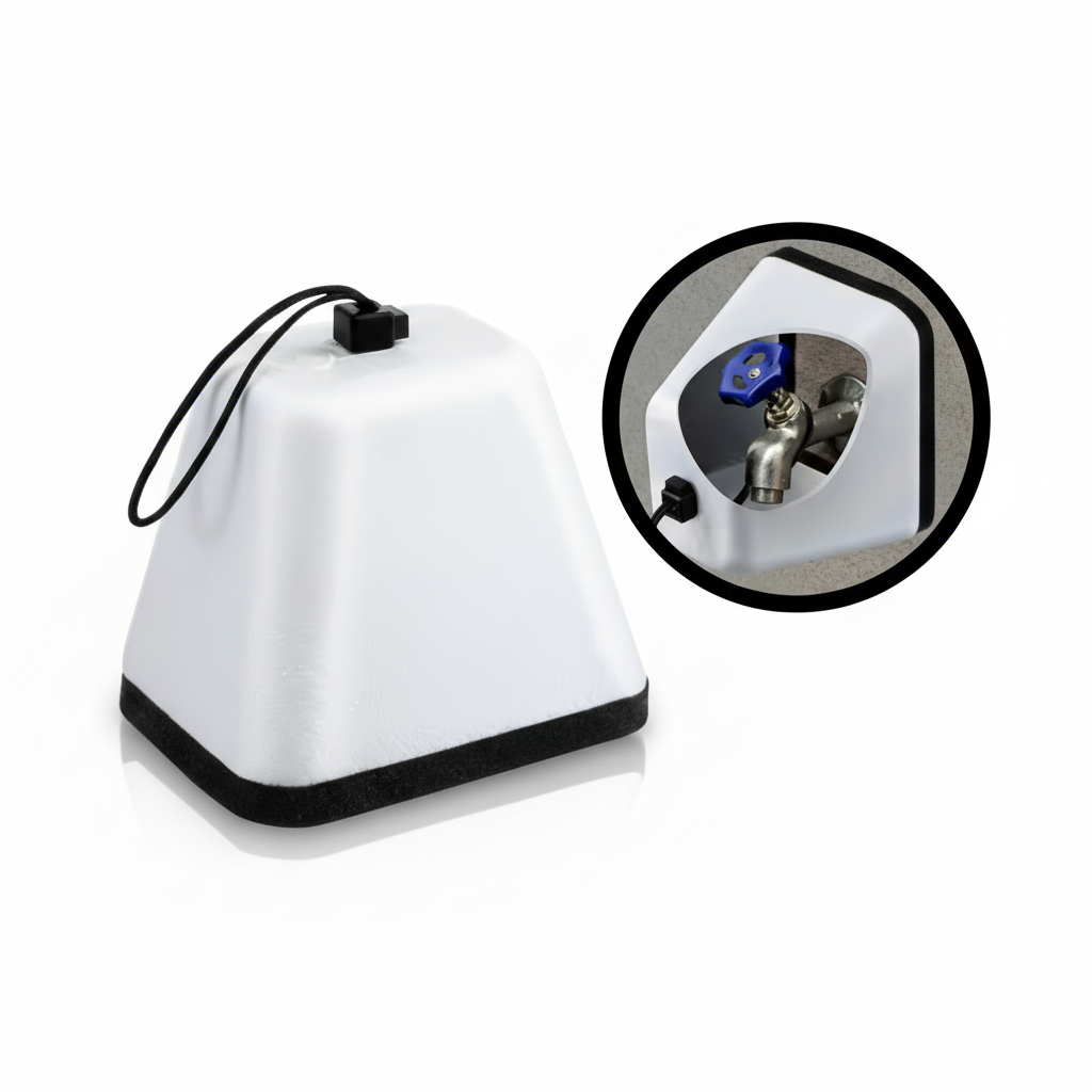Weatherproof Faucet Covers Winter Freeze Guard Insulation - Lusomart