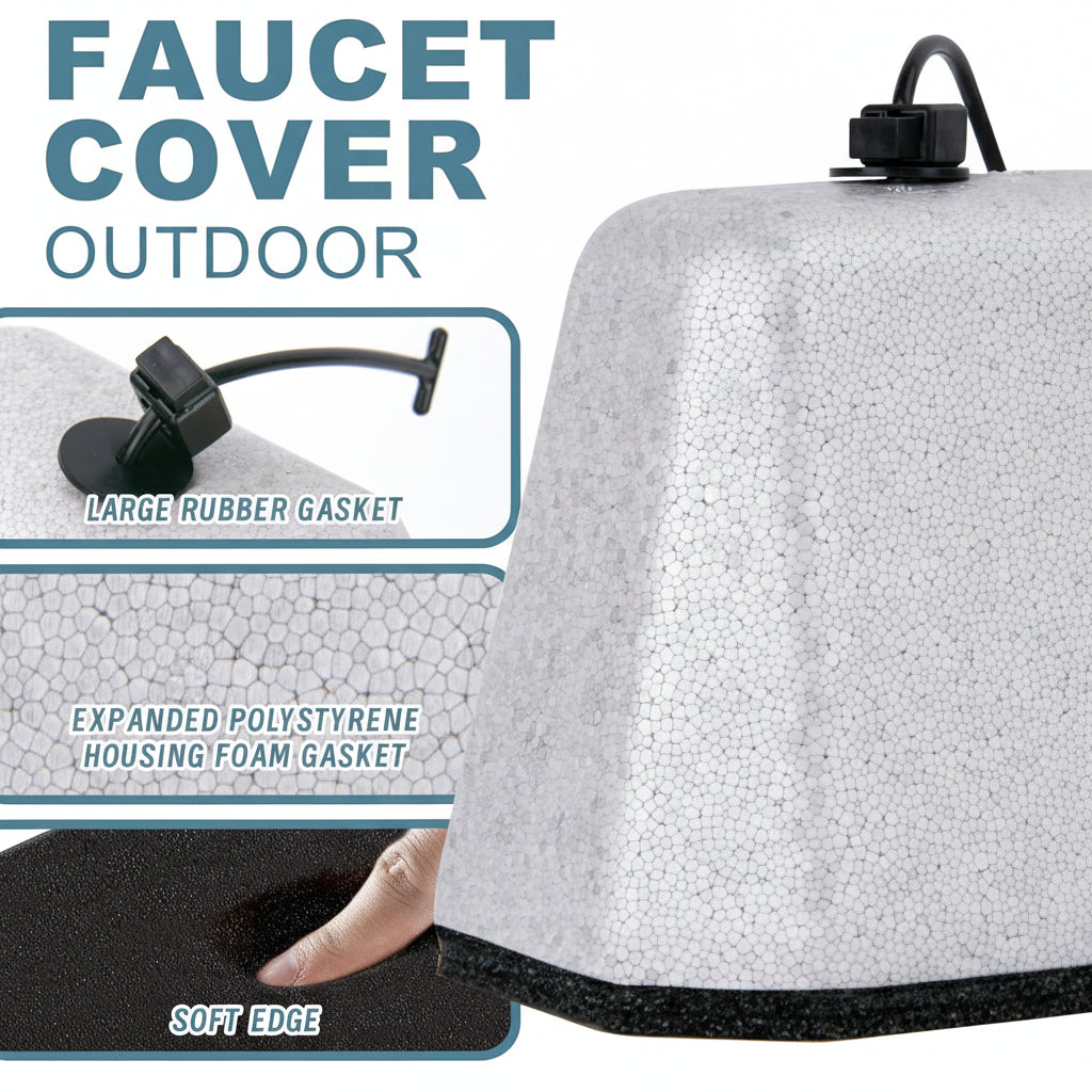 Weatherproof Faucet Covers Winter Freeze Guard Insulation