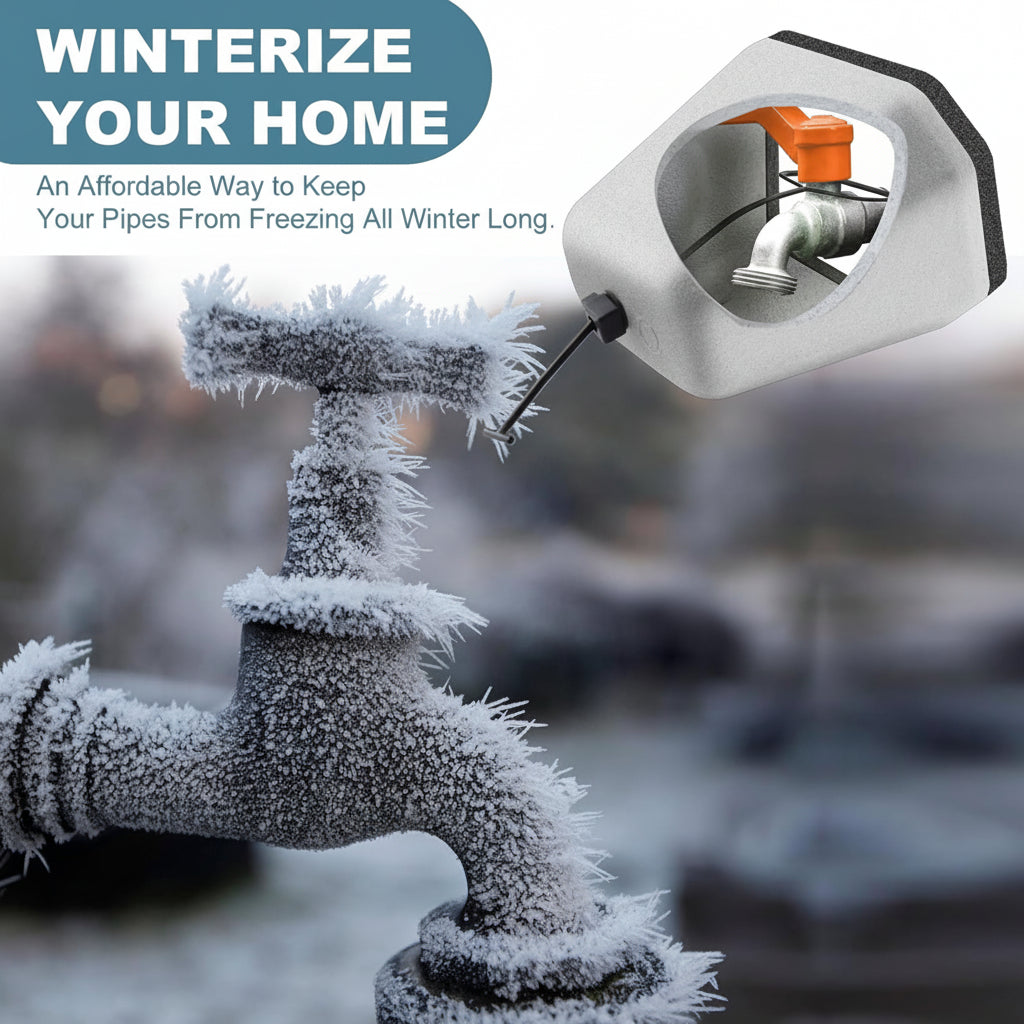 Weatherproof Faucet Covers Winter Freeze Guard Insulation