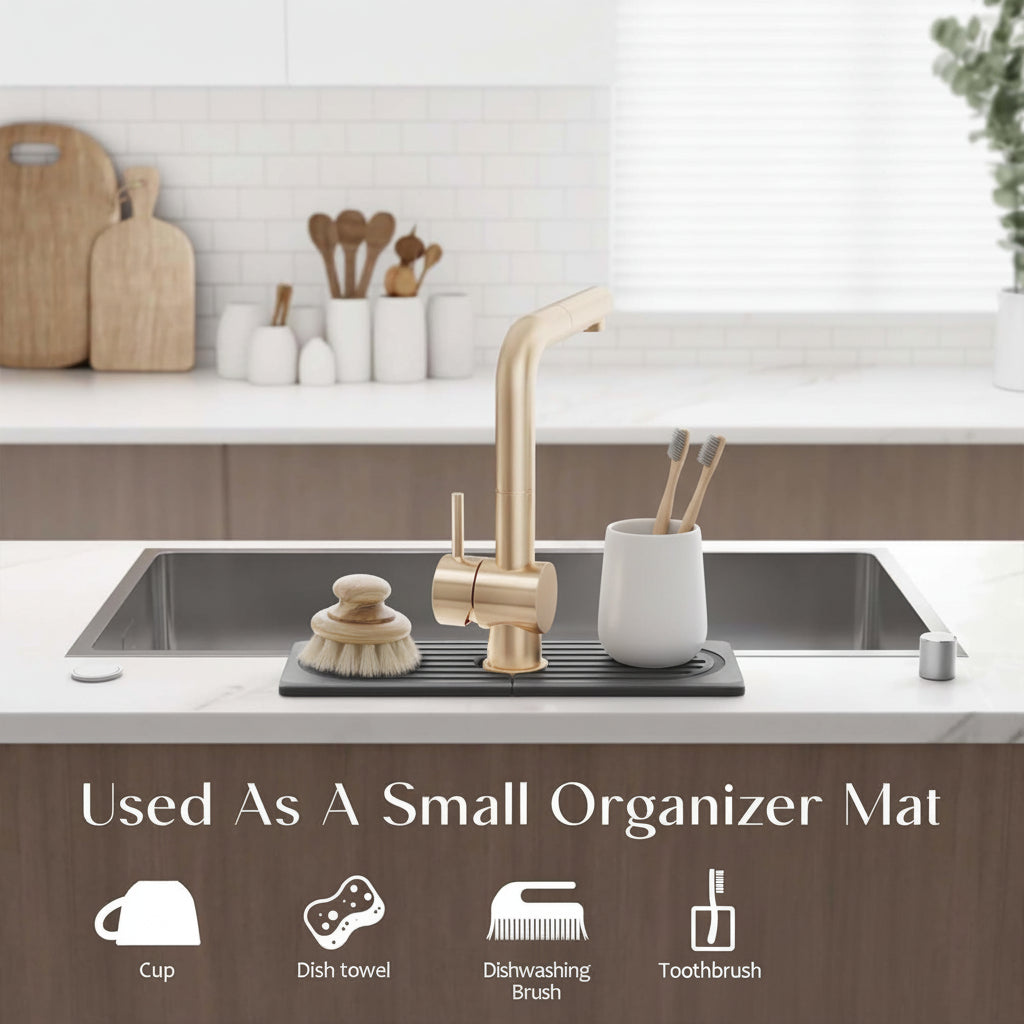Absorbent Stone Kitchen Sink Tray Mat
