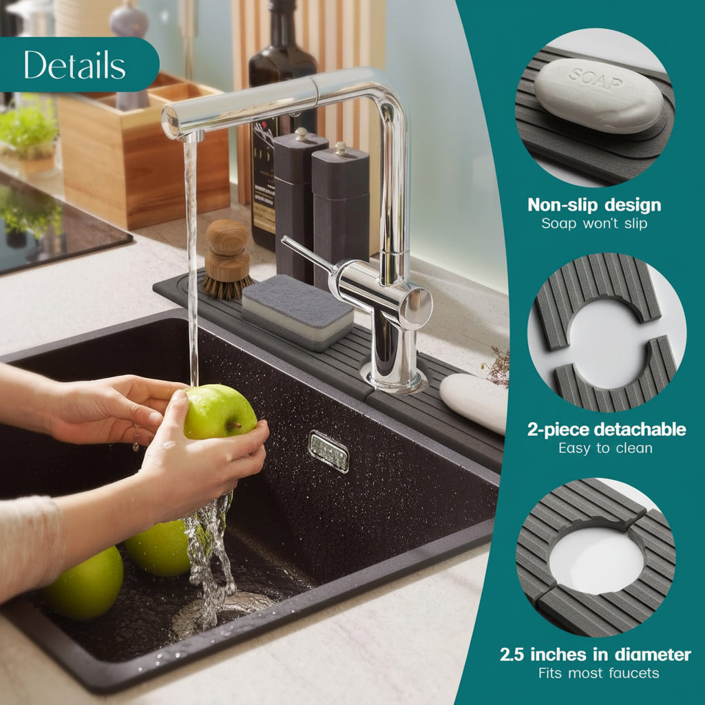 Absorbent Stone Kitchen Sink Tray Mat