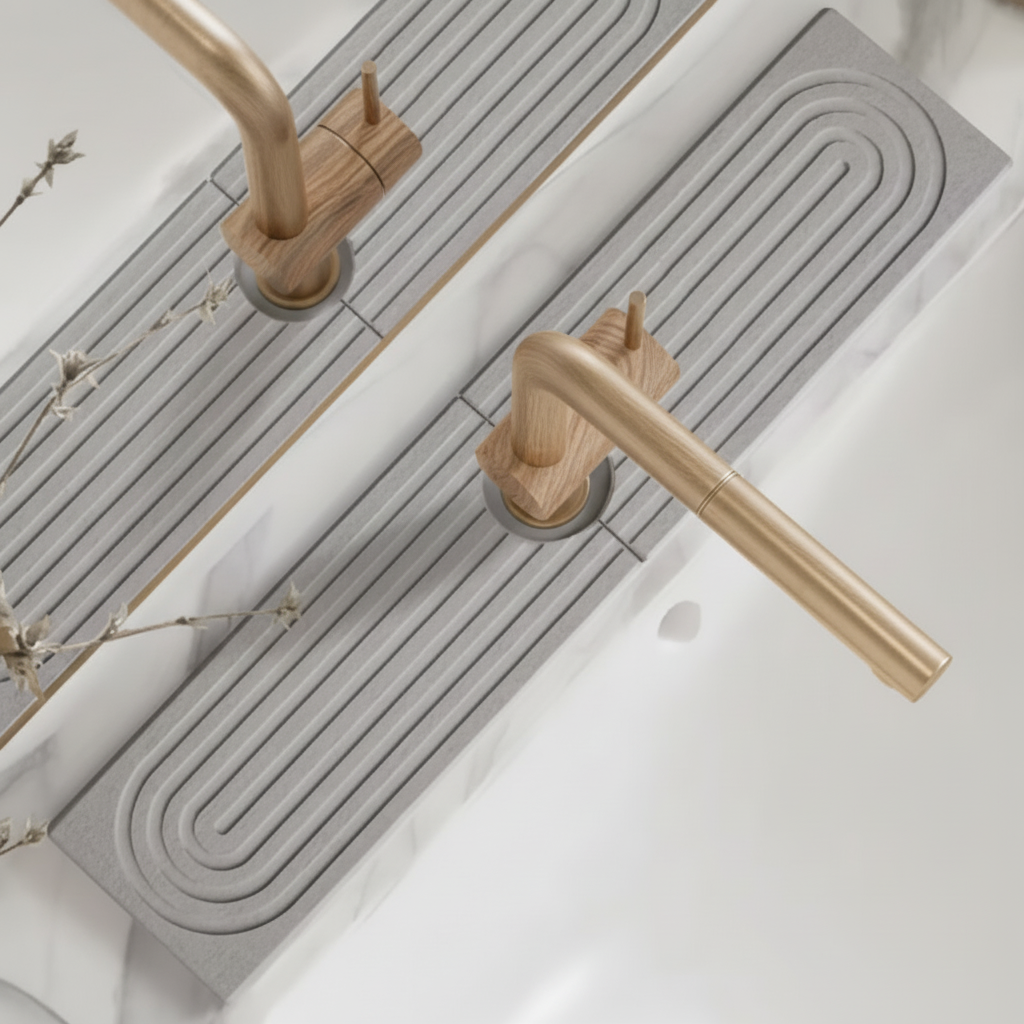 Absorbent Stone Kitchen Sink Tray Mat